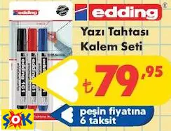EDDİNG YAZI TAHTASI KALEM SETİ